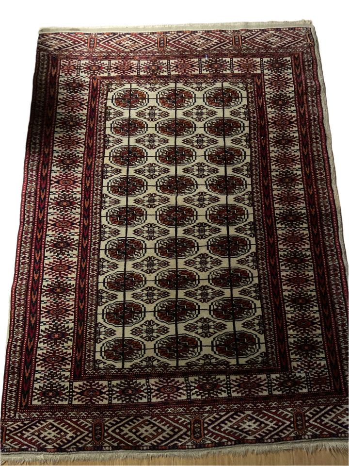 Turkoman Turkmen Alt Handmade Rug - 165x120 cm