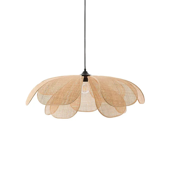 Zen Petal Rattan Pendant Lamp