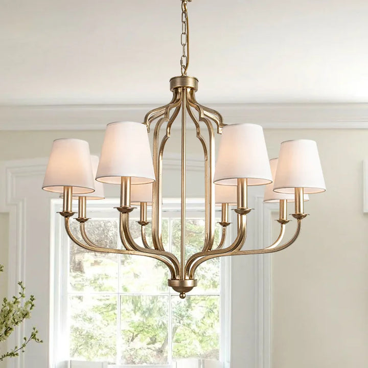 American Style Chandelier Retro Iron Lighting Fixtures