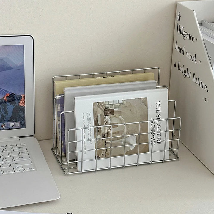 SteelForm Minimalist Desk Organizer – Sleek & Functional Storage