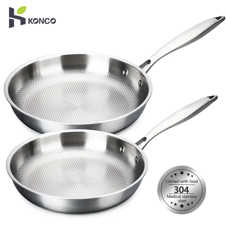 Konco Elite 304 Stainless Steel Frying Pan