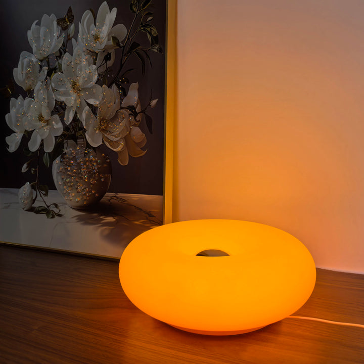 Bauhaus Donut Bedside Lamp with USB Plug