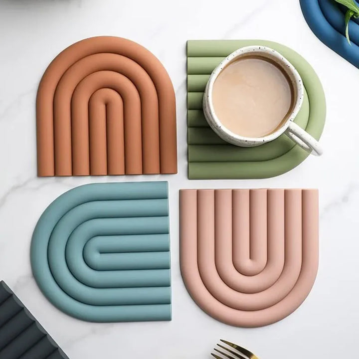 SkandiShop Modilan Rainbow Silicone Mat Pot