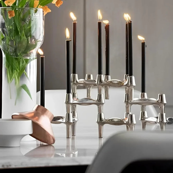 NordCrest Vintage Candlestick Set – Timeless Elegance for Your Home