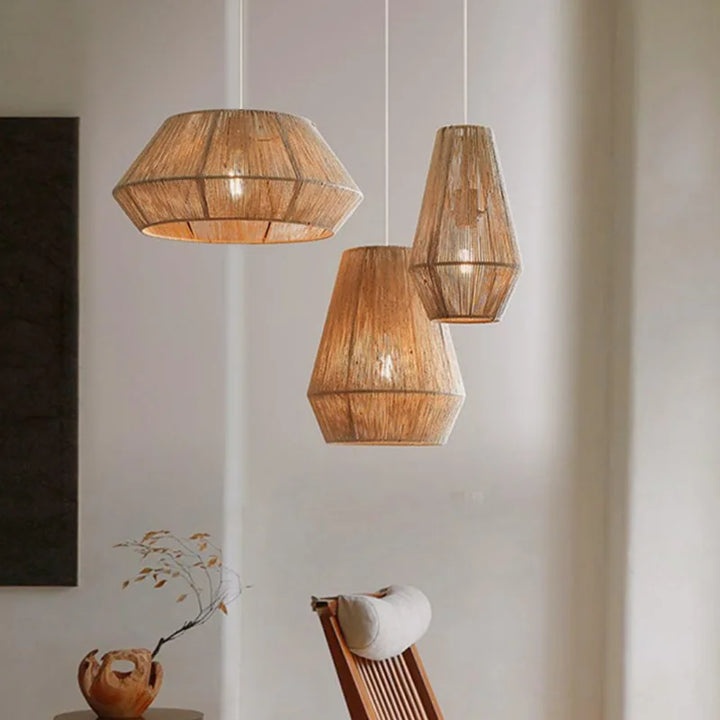 ZenWeave Rattan Pendant Light