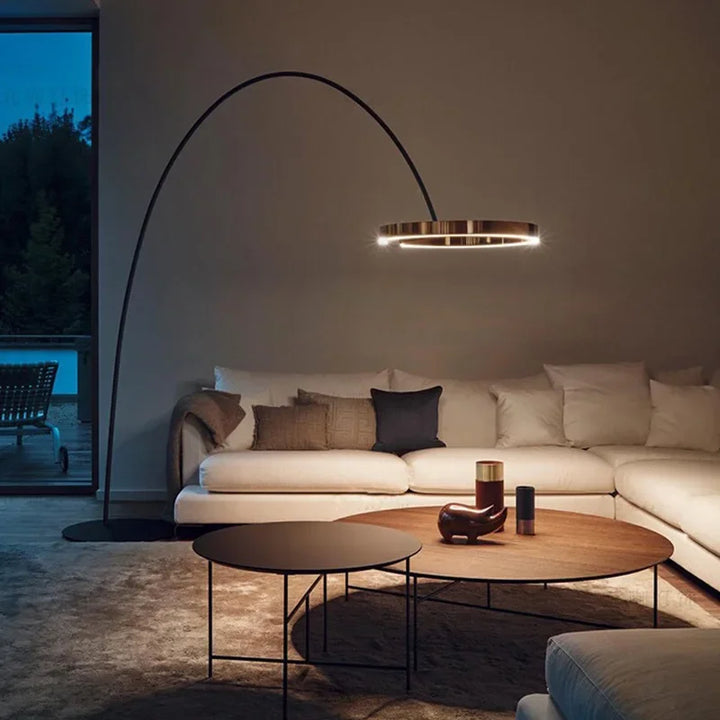 Nordic Halo LED Floor Lamp