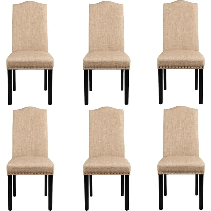 Dining Chairs Set of 6 Upholstered Chairs