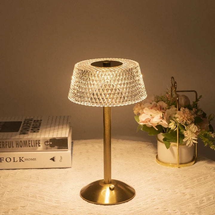 LumeTouch LED Table Lamp – European Touch-Control Ambiance