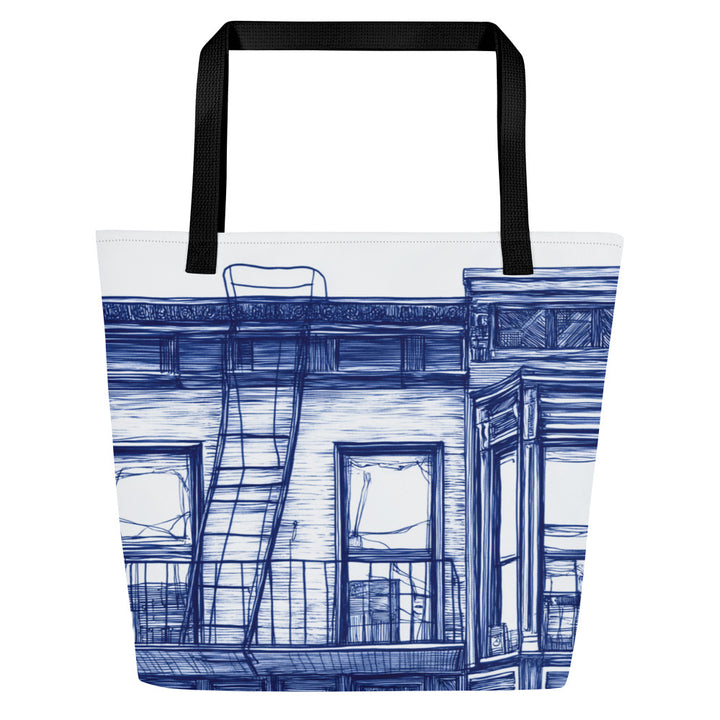 SkandiShop All-Over Print Large Tote Bag