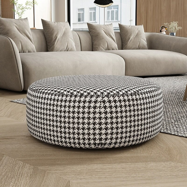 SkandiShop Checkers Sofa Stool