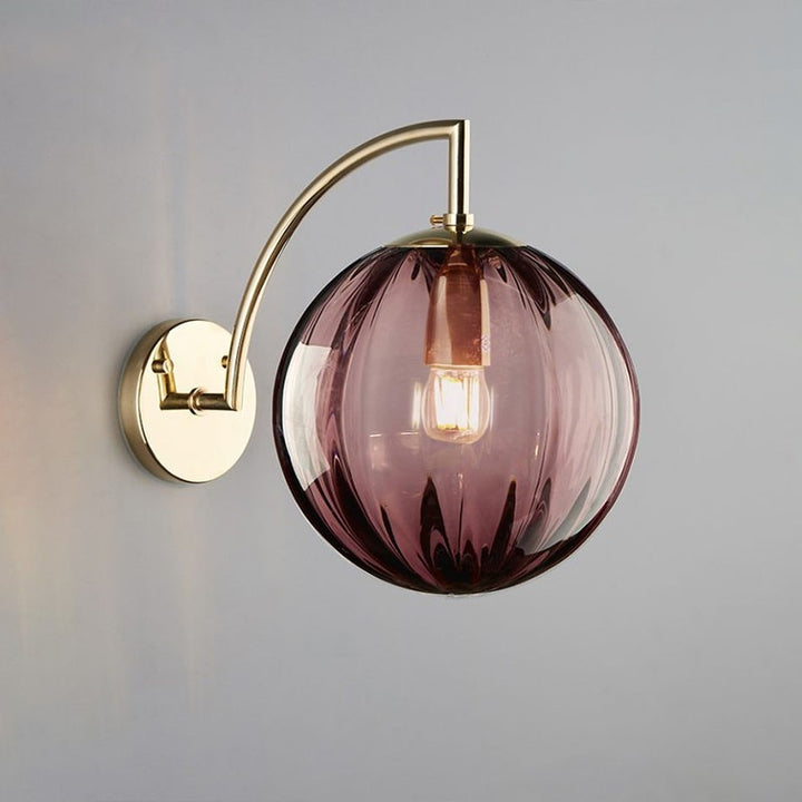 SkandiShop Modern Led Wall Lamp Nordic Glass Ball