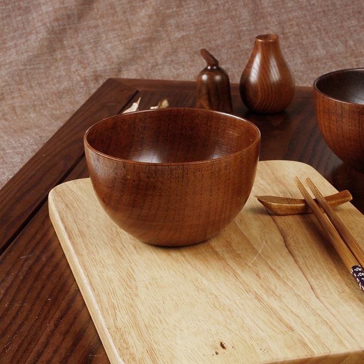 Wooden ramen bowl