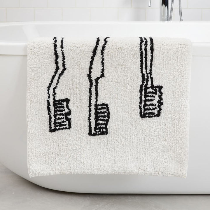 nonslip toothbrush rug